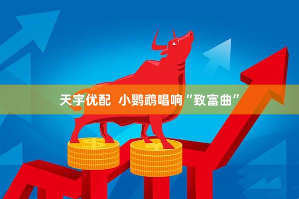 天宇优配  小鹦鹉唱响“致富曲”