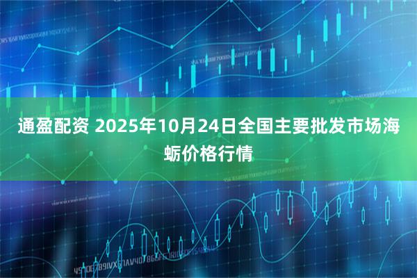 通盈配资 2025年10月24日全国主要批发市场海蛎价格行情